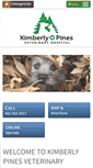 Mobile Screenshot of kimberlypinesvet.com